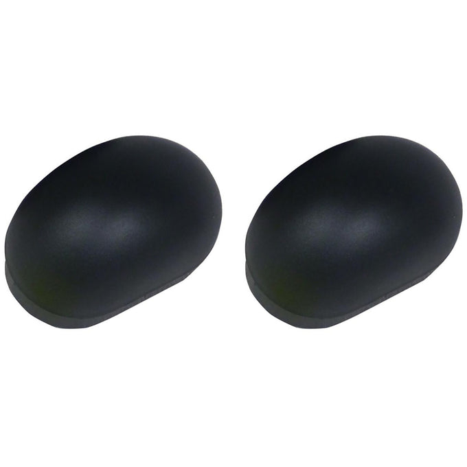 Platinum 4 Oval 4 in Tube Step End Cap Kit <br> Universal Fit