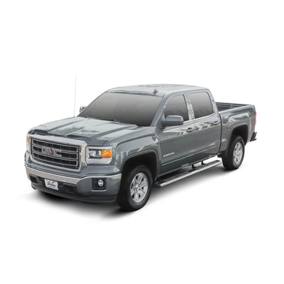 Premier 6 Oval Nerf Step Bars <br> 16-24 Chevy Silverado GMC Sierra 1500-3500 HD