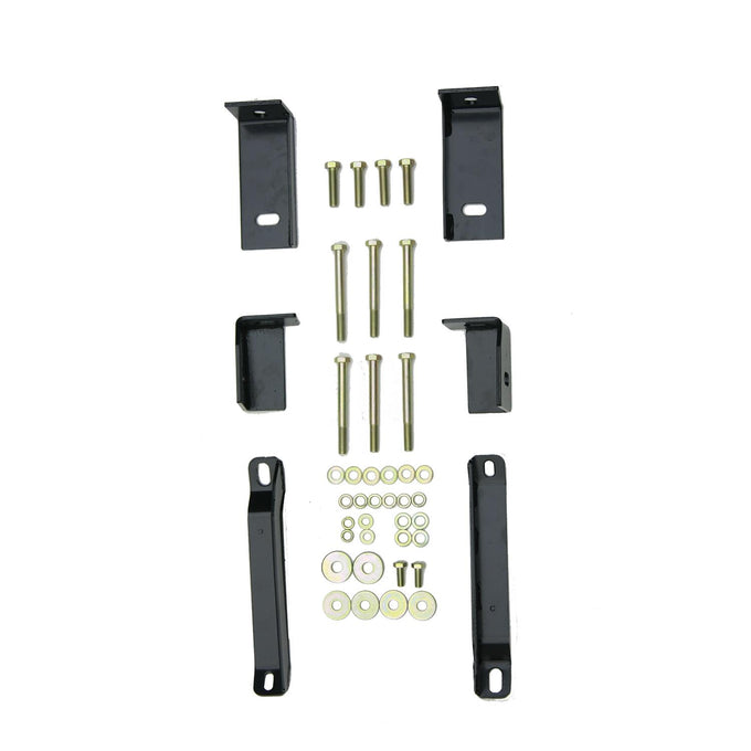 E-Series 3in Round Nerf Step Bars <br> 01-07 Chevy Silverado GMC Sierra 1500 2500 3500