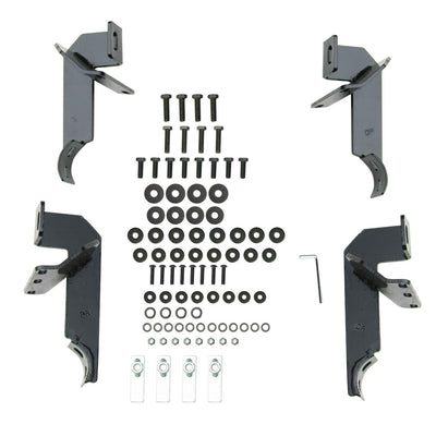 E-Series 3in Round Nerf Step Bars <br> 2007-2018 Jeep Wrangler JK