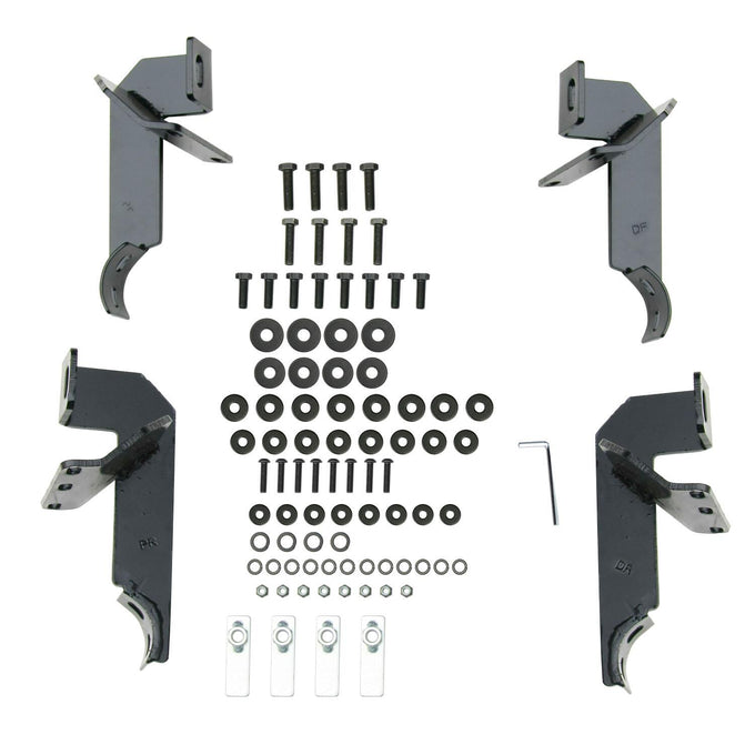 E-Series 3in Round Nerf Step Bars <br> 2007-2018 Jeep Wrangler JK