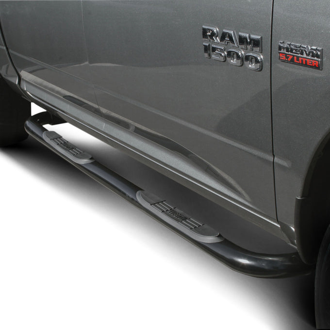 E-Series 3in Round Nerf Step Bars <br> 09-25 Dodge Ram 1500 2500 3500