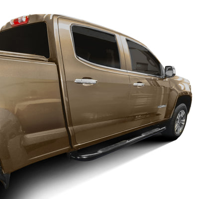 E-Series 3in Round Nerf Step Bars <br> 2015-2022 Chevrolet Colorado GMC Canyon