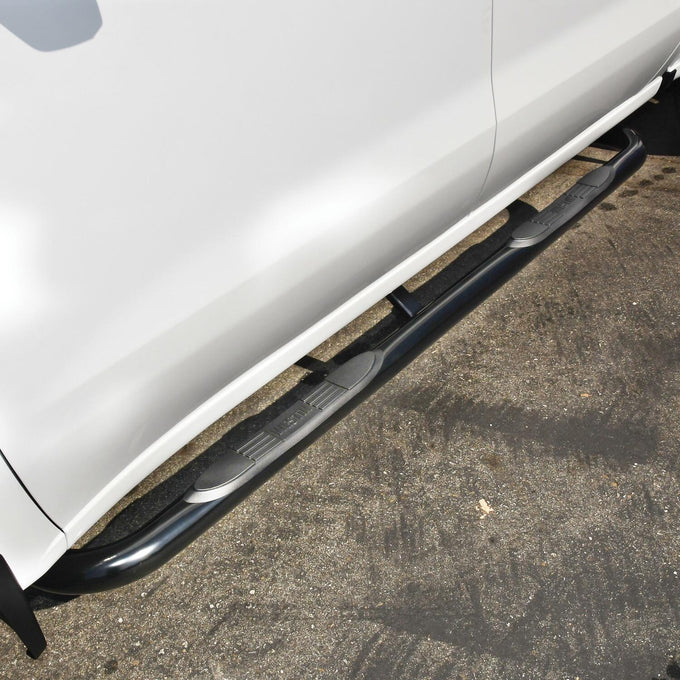 E-Series 3in Round Nerf Step Bars <br> 19-26 Chevy Silverado GMC Sierra 1500