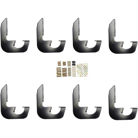 Running Board Mount Kit, Black <br> 1992-2000 Chevy C/K 1500 2500 3500 Suburban