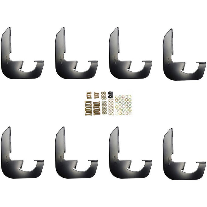 Running Board Mount Kit, Black <br> 1992-2000 Chevy C/K 1500 2500 3500 Suburban