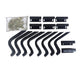 Running Board Mount Kit, Black <br> 2002-2005 Ford Explorer Mercury Mountaineer