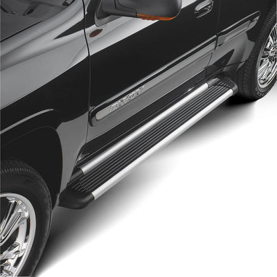 Sure-Grip Aluminum Running Boards 72 in <br> 95-25 Chevy GMC Nissan Toyota Jeep Ford Buick