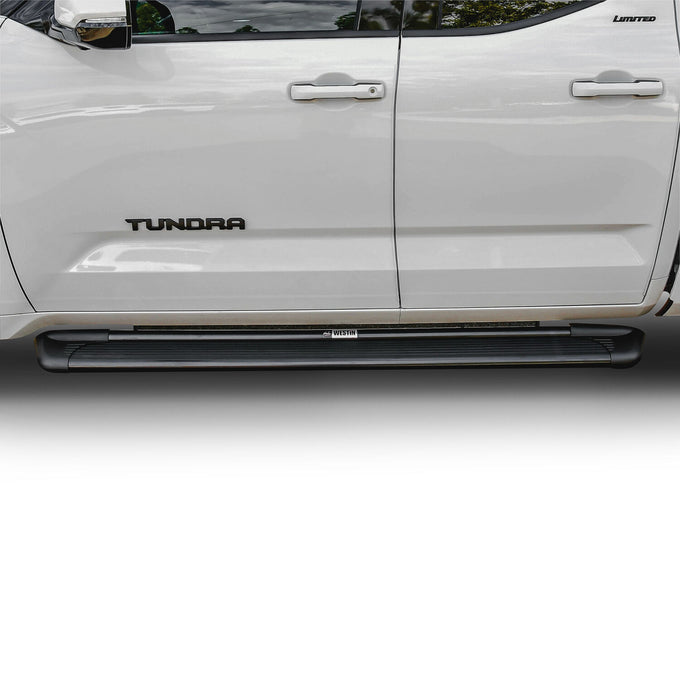Sure-Grip Aluminum Running Boards 79 in <br> 88-26 Dodge Ram Toyota Honda Chevy GMC Ford