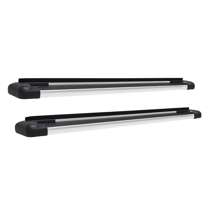 5 1/2in Wide SG6 Polished Aluminum Running Boards <br> 07-19 Chevy Silverado GMC Sierra 1500-3500 HD