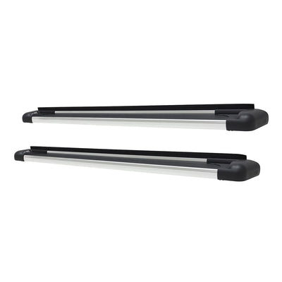 5 1/2in Wide SG6 Polished Aluminum Running Boards <br> 07-19 Chevy Silverado GMC Sierra 1500-3500 HD