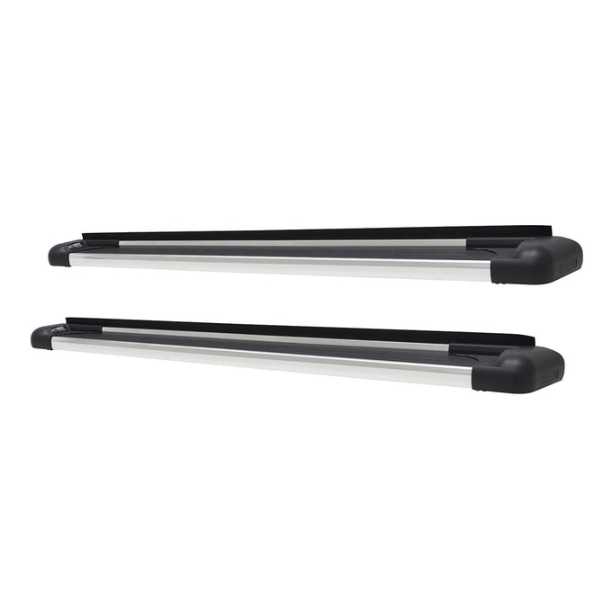 5 1/2in Wide SG6 Polished Aluminum Running Boards <br> 07-19 Chevy Silverado GMC Sierra 1500-3500 HD