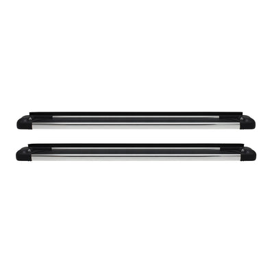5 1/2in Wide SG6 Polished Aluminum Running Boards <br> 07-19 Chevy Silverado GMC Sierra 1500-3500 HD