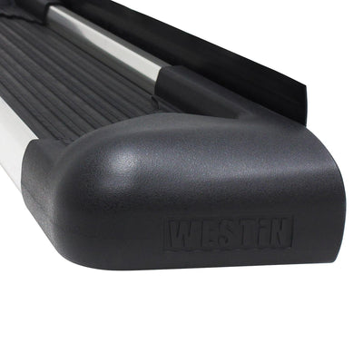 5 1/2in Wide SG6 Polished Aluminum Running Boards <br> 07-19 Chevy Silverado GMC Sierra 1500-3500 HD