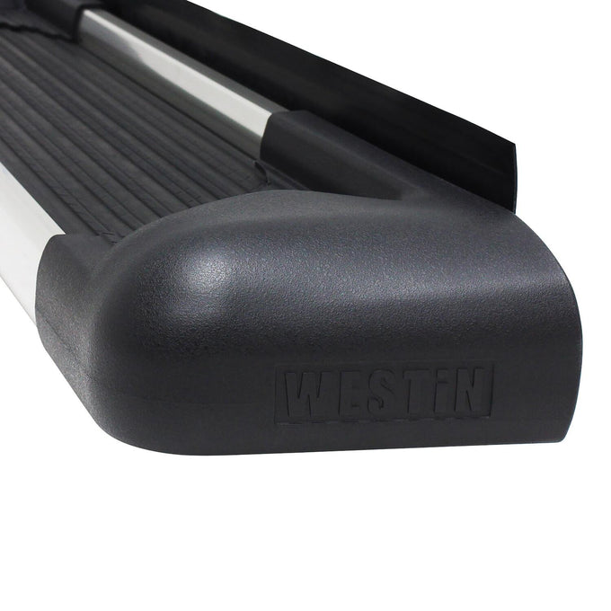5 1/2in Wide SG6 Polished Aluminum Running Boards <br> 07-19 Chevy Silverado GMC Sierra 1500-3500 HD