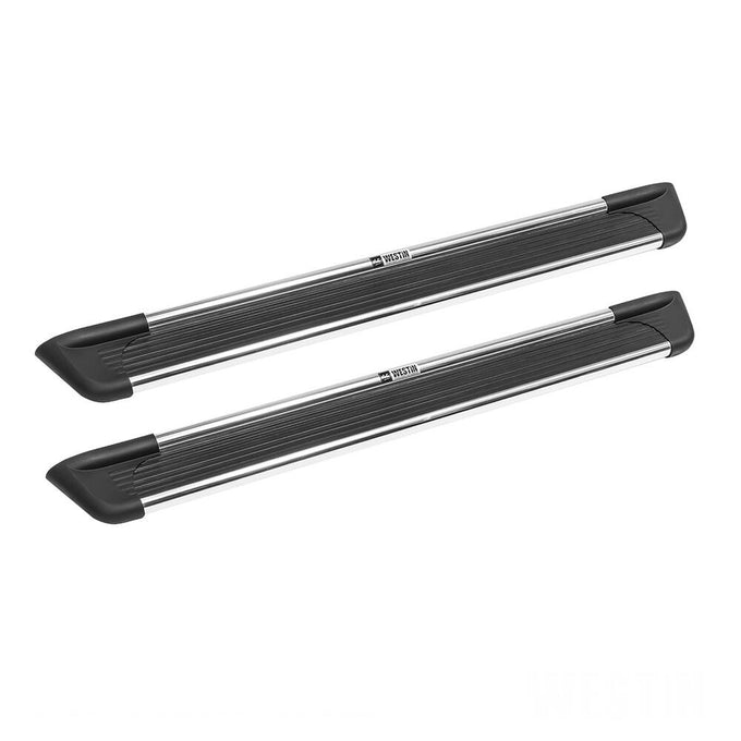 Sure-Grip Aluminum Running Boards 72 in <br> 95-25 Chevy GMC Nissan Toyota Jeep Ford Buick