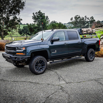 Grate Steps Running Boards <br> 04-25 Chevy Silverado GMC Sierra 1500-3500 HD