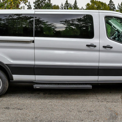 Grate Steps Running Boards <br> 15-25 Ford Transit-150 250 350 HD