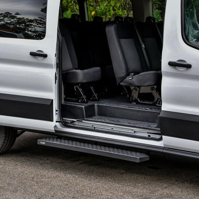 Grate Steps Running Boards <br> 15-25 Ford Transit-150 250 350 HD