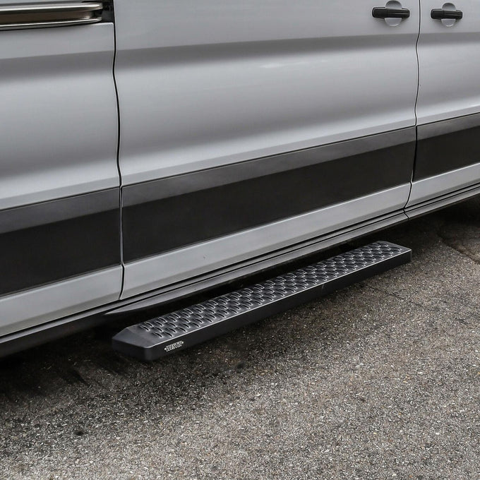 Grate Steps Running Boards <br> 15-25 Ford Transit-150 250 350 HD