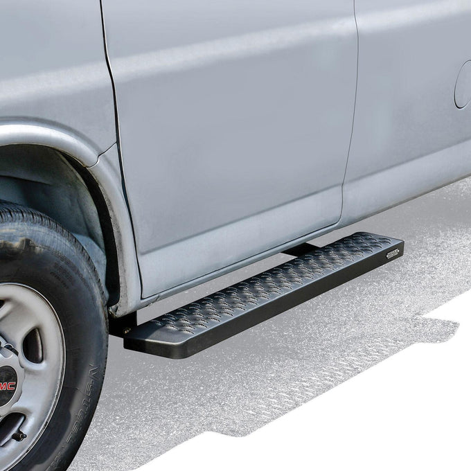 Grate Steps Running Boards <br> 03-25 Chevy Express GMC Savana 1500-3500