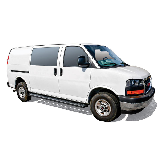 Grate Steps Running Boards <br> 03-25 Chevy Express GMC Savana 1500-3500