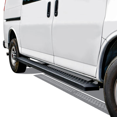 Grate Steps Running Boards <br> 03-25 Chevy Express GMC Savana 1500-3500