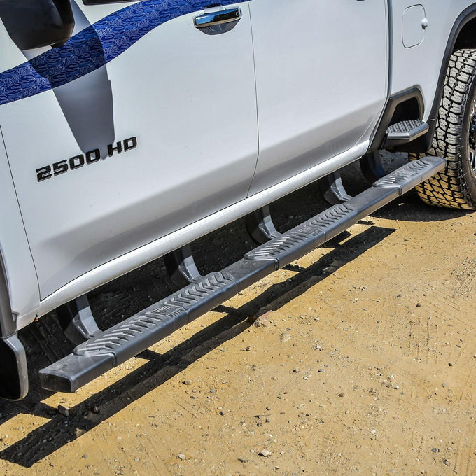 R5 M-Series XD Wheel to Wheel Nerf Step Bars <br> 20-26 Chevy Silverado GMC Sierra 2500 3500 HD