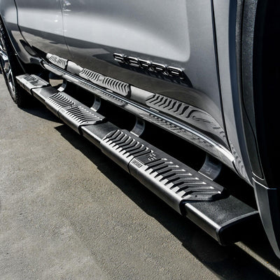 R5 M-Series Wheel-to-Wheel Nerf Step Bars <br> 19-26 Chevy Silverado GMC Sierra 1500
