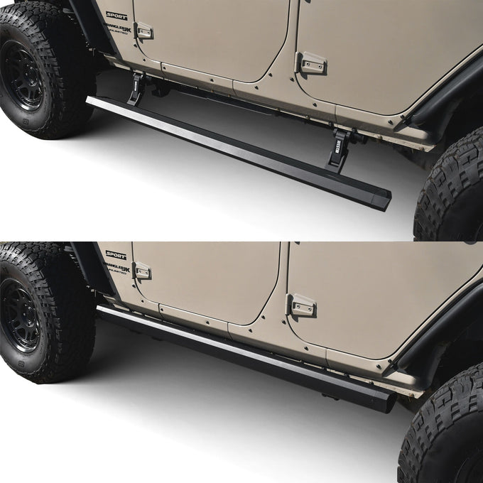 6in Wide Pro-e Electric Running Boards <br> 2007-2018 Jeep Wrangler JK