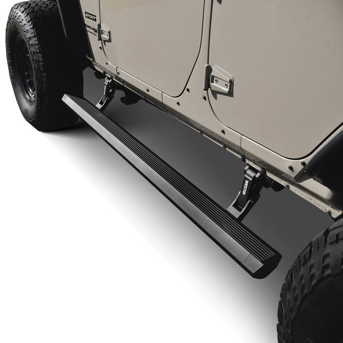 6in Wide Pro-e Electric Running Boards <br> 2007-2018 Jeep Wrangler JK