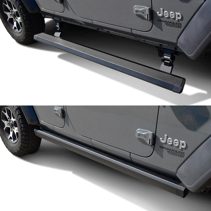 6in Wide Pro-e Electric Running Boards <br> 2018-2025 Jeep Wrangler