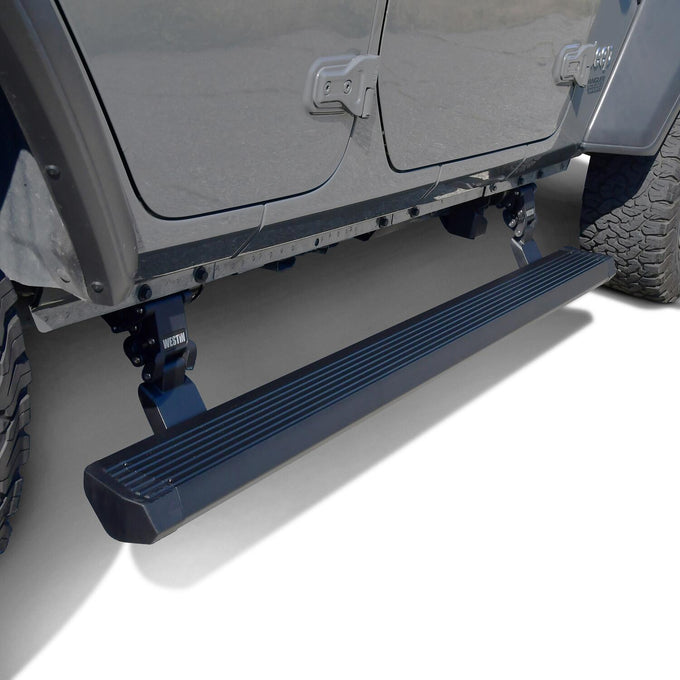 6in Wide Pro-e Electric Running Boards <br> 2018-2025 Jeep Wrangler