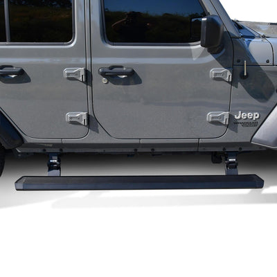 6in Wide Pro-e Electric Running Boards <br> 2018-2025 Jeep Wrangler