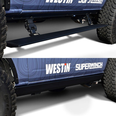 6in Wide Pro-e Electric Running Boards <br> 2021-2025 Ford Bronco