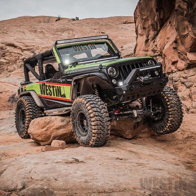 Triple Tube Rock Rail Steps <br> 2007-2018 Jeep Wrangler JK