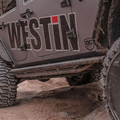 Triple Tube Rock Rail Steps <br> 2007-2018 Jeep Wrangler JK