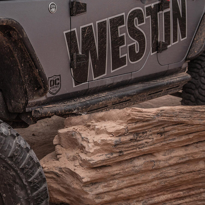 Triple Tube Rock Rail Steps <br> 2007-2018 Jeep Wrangler JK