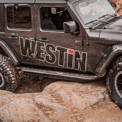 Triple Tube Rock Rail Steps <br> 2018-2025 Jeep Wrangler