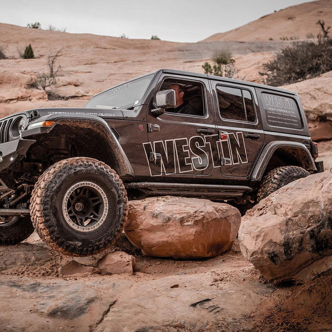 Triple Tube Rock Rail Steps <br> 2018-2025 Jeep Wrangler