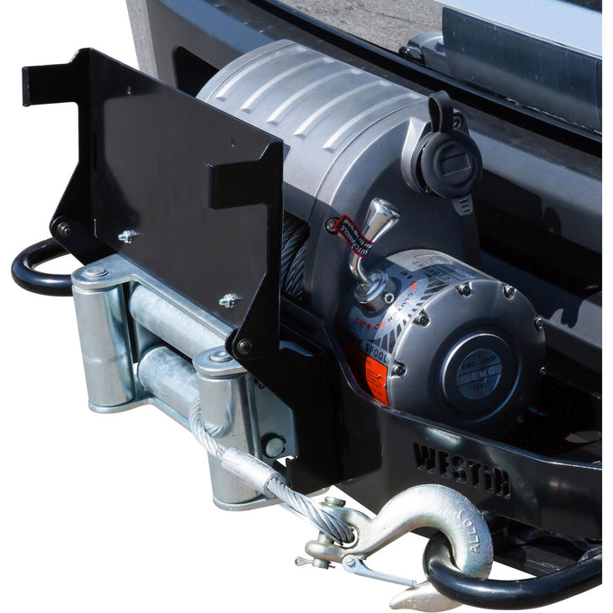 Winch Mount License Plate Re-locator <br> Universal Fit