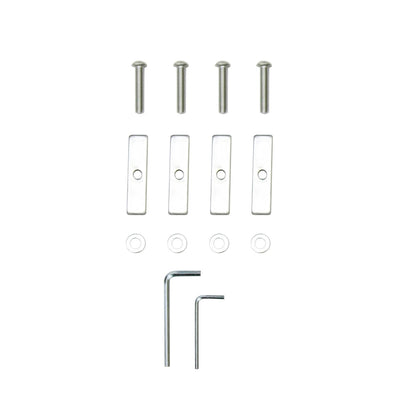Platinum Oval Bed Rails <br> Universal Fit