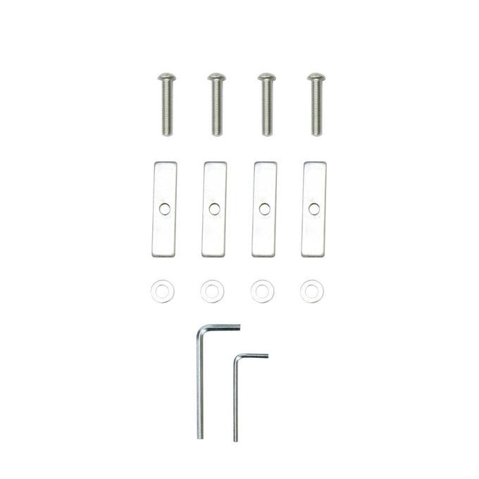 Platinum Oval Bed Rails <br> Universal Fit