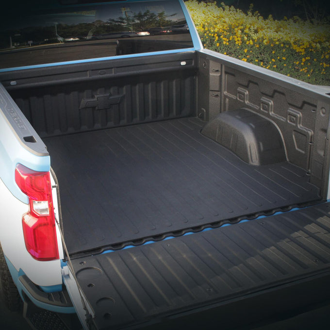 Truck Bed Mat, Black <br> 19-26 Chevy Silverado GMC Sierra 1500 LD LTD