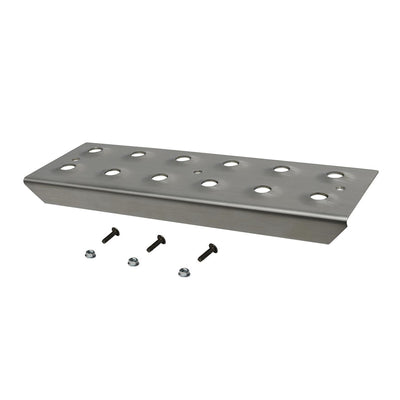HDX Stainless Drop Step Plate Kit 6in. w/Screws <br> Universal Fit