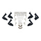 HDX Stainless Drop Nerf Step Bars <br> 99-16 Ford F-250 F-350 F-450 F-550 Super Duty