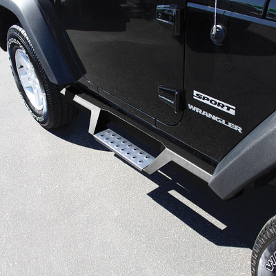 HDX Stainless Drop Nerf Step Bars <br> 2007-2018 Jeep Wrangler JK