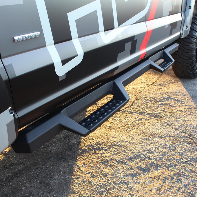 HDX Drop Nerf Step Bars <br> 15-26 Ford F-150-F-550 Super Duty