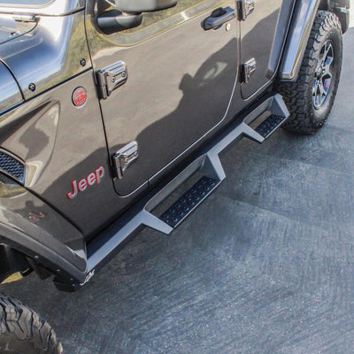 HDX Drop Nerf Step Bars <br> 2018-2025 Jeep Wrangler