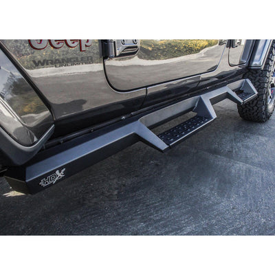 HDX Drop Nerf Step Bars <br> 2018-2025 Jeep Wrangler